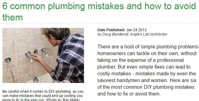 6 common plumbing mistakes and how to avoid them